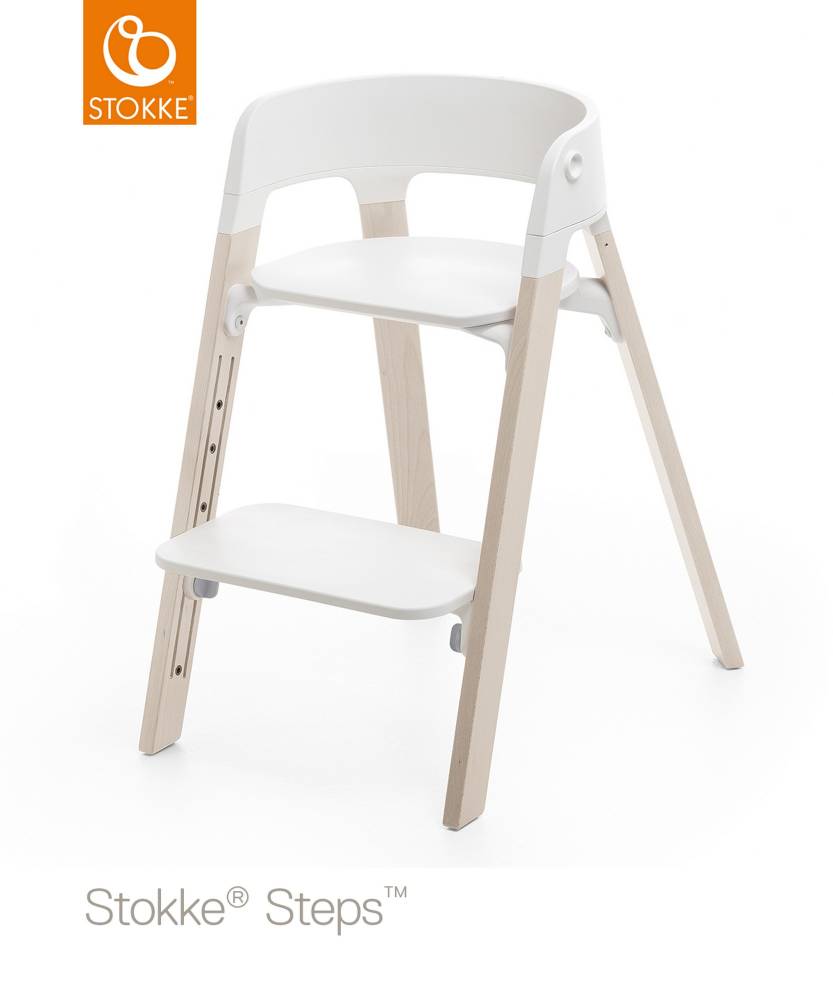 stokke steps white wash