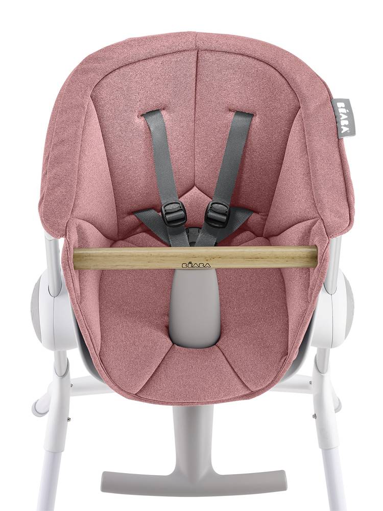 BEABA Up&Down High Chair Textile Seat - Pink | Mamatoto - Mother
