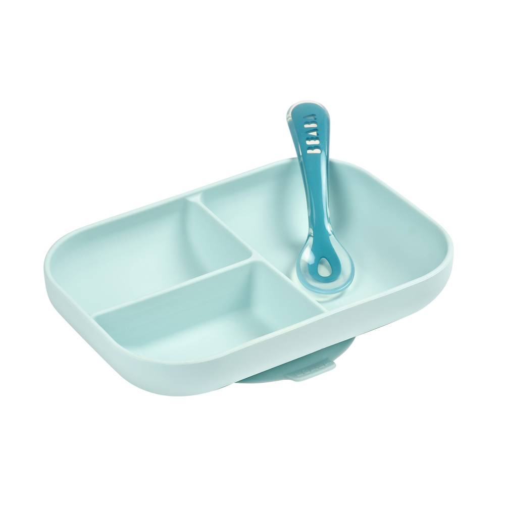 2nd Stage Silicone Spoon blue