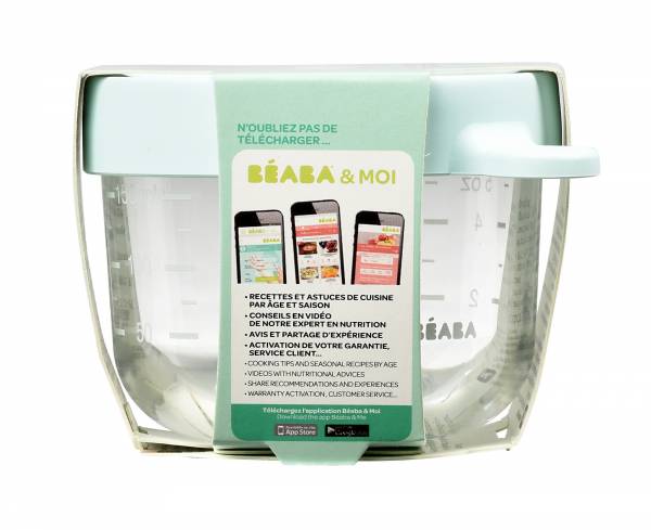 BEABA Food Jar Glass 150 ml - Light Mist