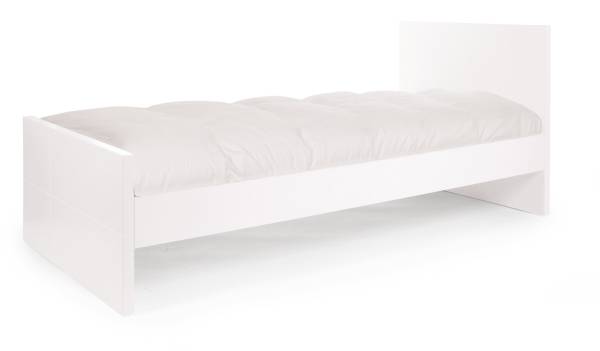 CHILDHOME QUADRO Bed Cot 70x140+Slats - White S