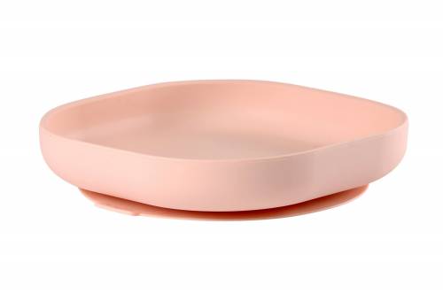 BEABA Silicone Suction Plate - Pink
