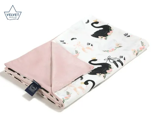 LA MILLOU Blanket 140x110 Light - Moonlight Swan