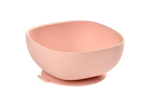 BEABA Silicone Suction Bowl - Pink