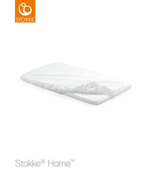 STOKKE Home Bed Fitted Sheet - White 2pc