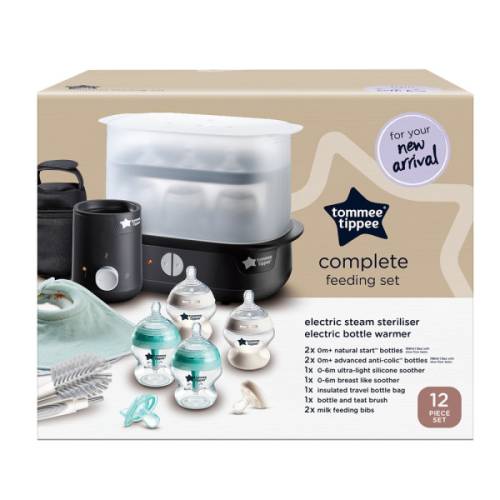 TOMMEE TIPPEE Complete Feeding Set - Black  