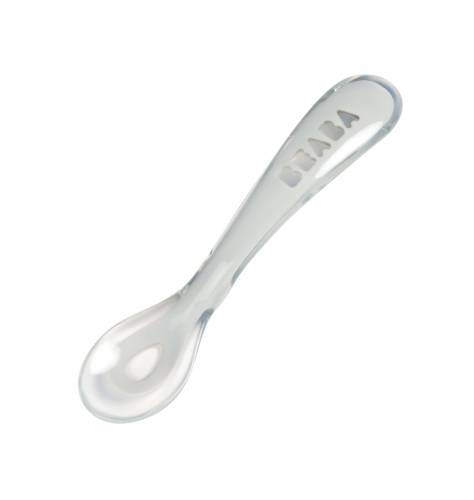BEABA Spoon 2nd Age Silicone Spoon - Light Mist