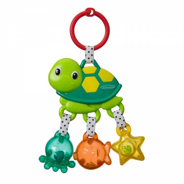 INFANTINO Jungle Sea Charms Turtle Rattle