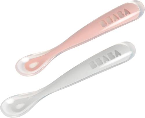 BEABA Spoon for my first meals Set x 2 - Old Pink