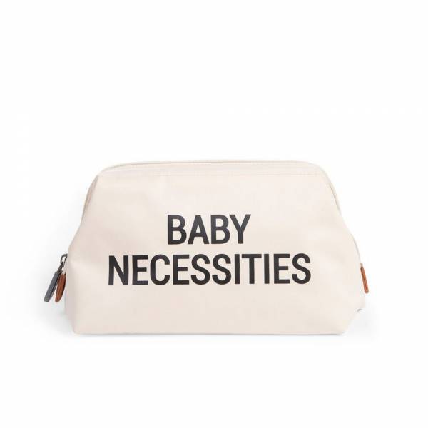 CHILDHOME Baby Necessities Canvas Off White - Black Print