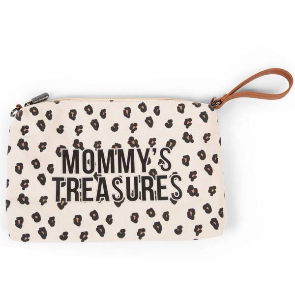 CHILDHOME Mommy's Clutch Bag - Canvas Leopard S