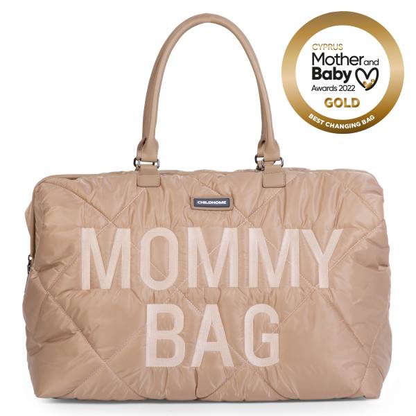 CHILDHOME Mommy Bag - Puffered Beige