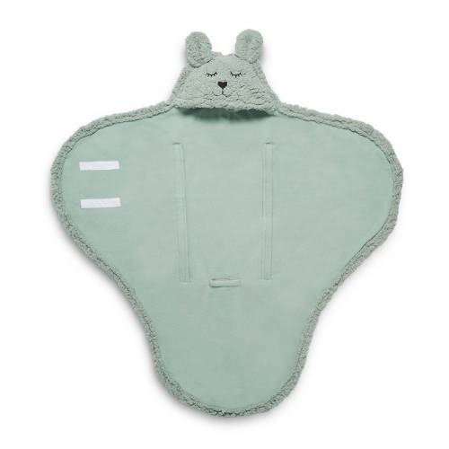JOLLEIN Wrap Blanket Bunny - Ash Green