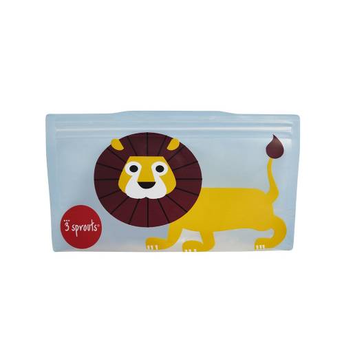 3 SPROUTS Reusable Snack Bag - Lion