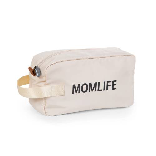 CHILDHOME Momlife Toiletry Bag - Off White/Black
