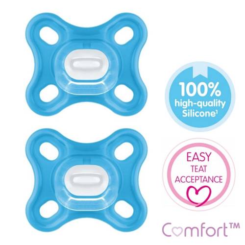 MAM Soother Comfort 0+ Double Pack Boy