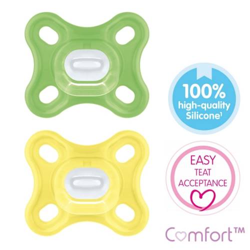 MAM Soother Comfort 0+ Double Pack Unisex