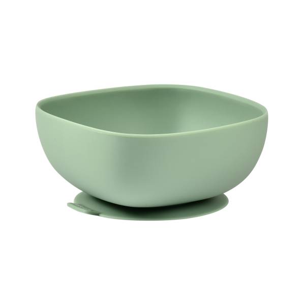 BEABA Silicone Suction Bowl - Sage Green