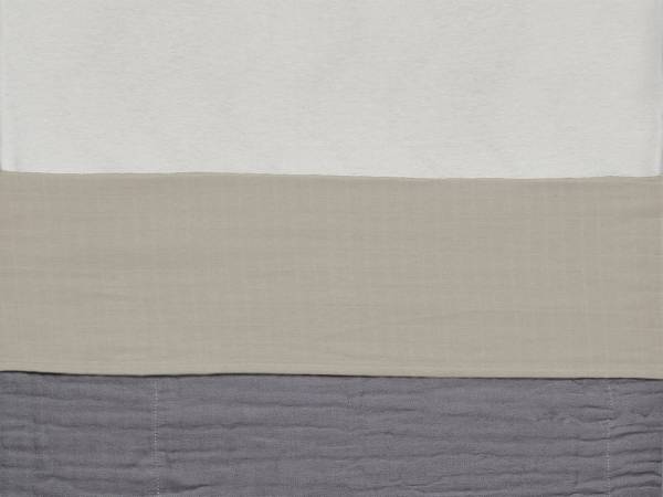 JOLLEIN Sheet 120x150 - Wrinkled Cotton Nougat