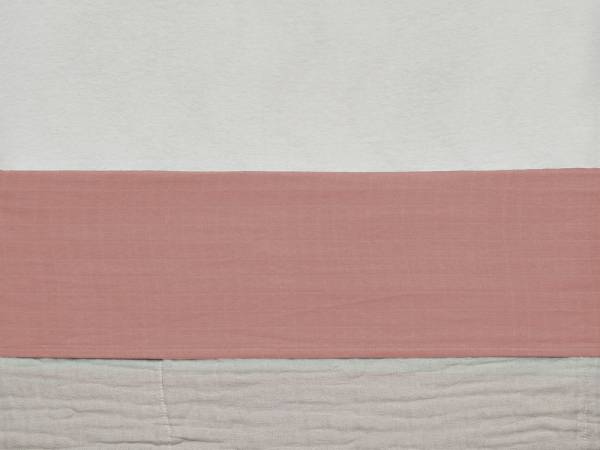 JOLLEIN Sheet 120x150 - Wrinkled Cotton Rosewood