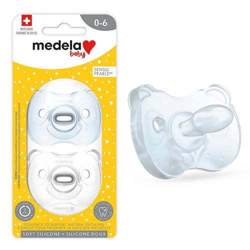 MEDELA Soother Silicone 2pcs 0-6 - Blue