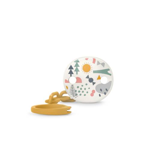 SUAVINEX Walk in the Park Soother Oval CLIP - Yellow