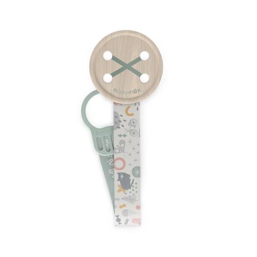 SUAVINEX Walk in the Park Soother Ribbon CLIP - Green