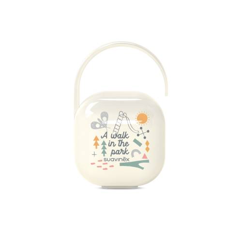 SUAVINEX Walk in the Park Soother CASE- Grey