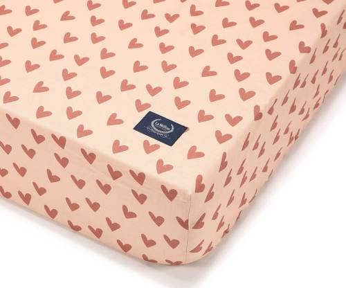 LA MILLOU Sheet 140x70 HeartBeat Pink