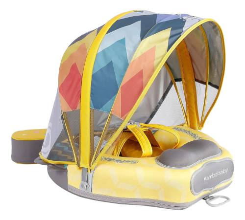 Mambobaby Float Colorfish with Canopy - Yellow