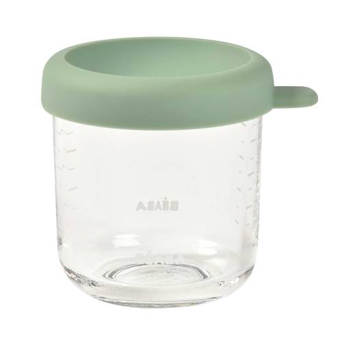 BEABA Food Jar Glass 250ml - Sage Green