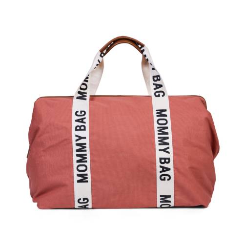 CHILDHOME Mommy Bag Signature Canvas - Terracotta