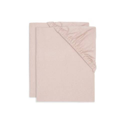 JOLLEIN Fitted Sheet Jersey 60x120 (2pack) - Wild Rose