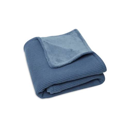 JOLLEIN Blanket 75x100 Basic Knit/Fleece - Jeans Blue