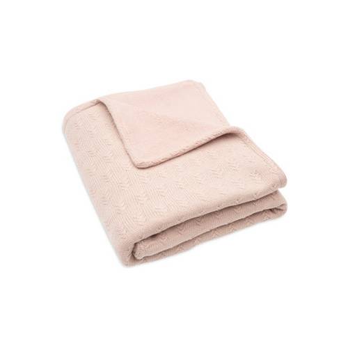 JOLLEIN Blanket 100x150 Grain Knit - Wild Rose