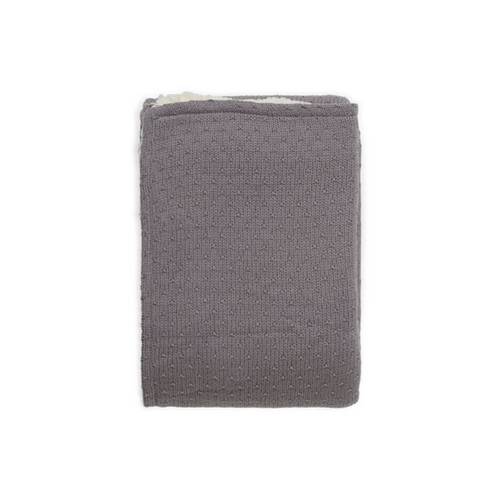 JOLLEIN Blanket 75x100 Bliss Knit - Teddy Storm Grey