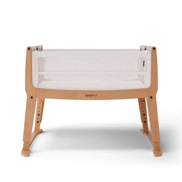 SNUZPOD Studio Bedside Crib - Stockholm Natural