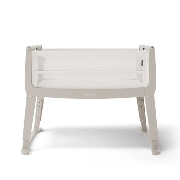 SNUZPOD Studio Bedside Crib - Oslo Grey