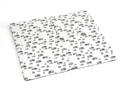 SIMPLY GOOD Portable Soft Mat - Grey Elephant/YellowEyes