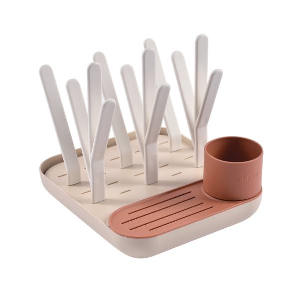 BEABA Forest Draining Rack - Terracotta/Clay