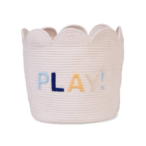 CHILDHOME Basket Flower 35x35x35 - OffWhite
