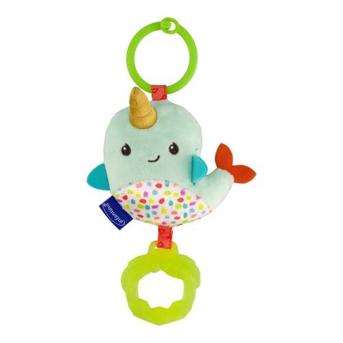 INFANTINO Chime Pal & Go tag Along Pal - Narwhal