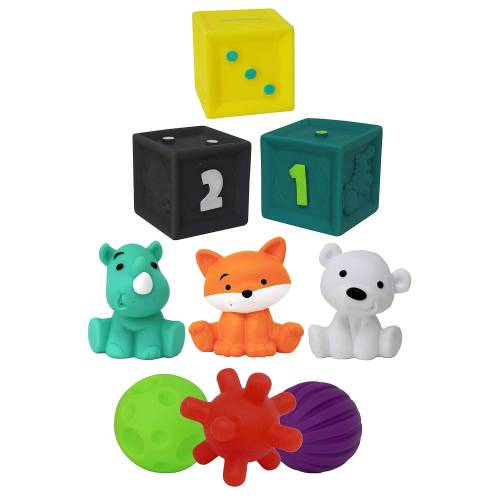 INFANTINO Tub O' Toys set 9 pcs