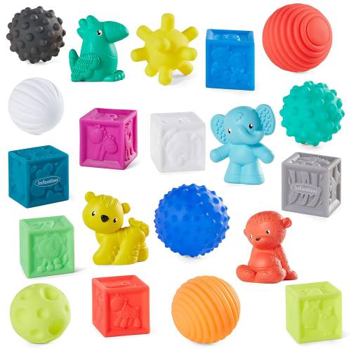 INFANTINO Balls Blocks & Buddies Activity Play Set 20pcs