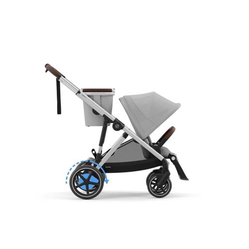 CYBEX eGAZELLE S SILVER - Stone Grey