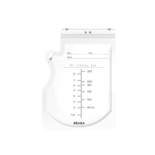 BEABA Milk Storage Bags x 50pcs 250ml