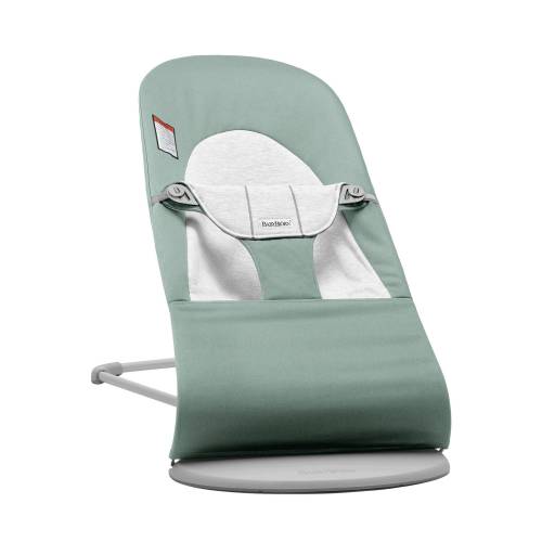 BABYBJORN Bouncer - Woven Jersey Light Sage/Grey