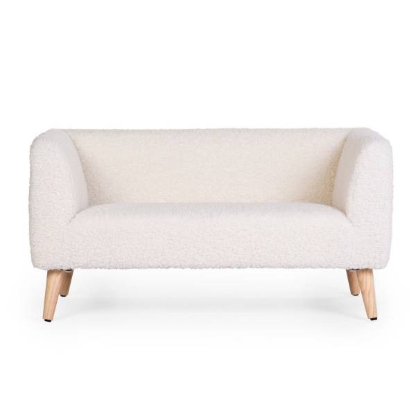 CHILDHOME Kids Bench - Teddy/Off White