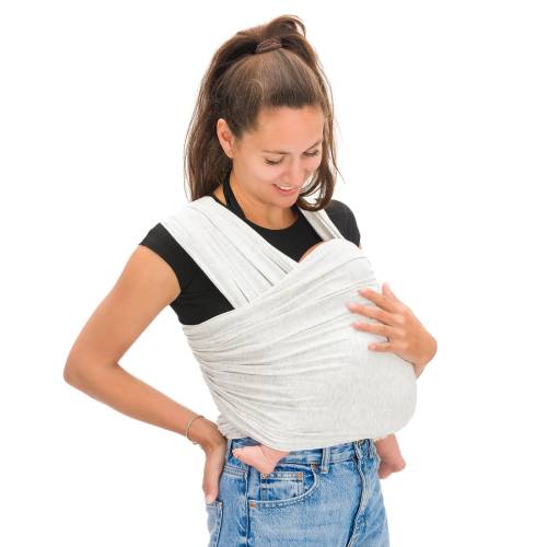FILLIKID Baby Sling - Light Grey Melange 