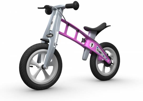 FIRSTBIKE Street with Brake - Pink 